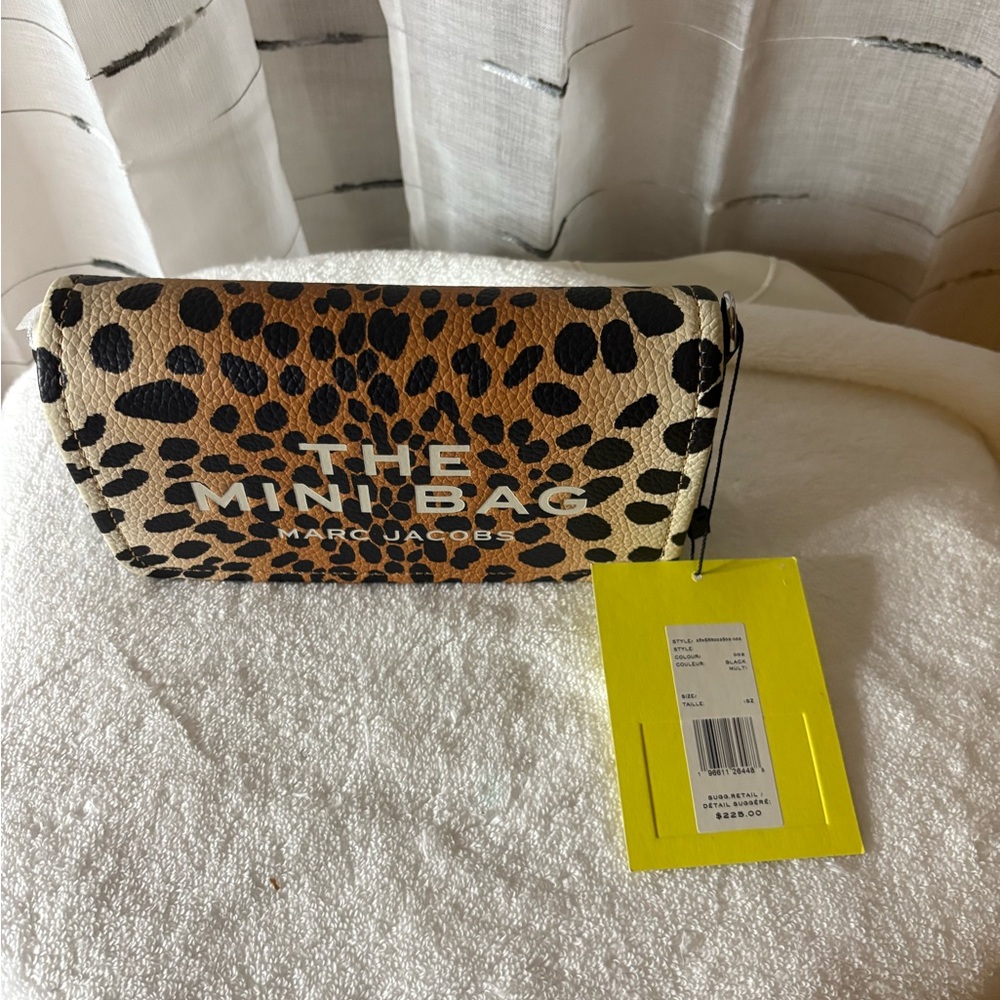 Marc Jacobs The Mini Cheetah-Print Leather Crossbody Bag NWT